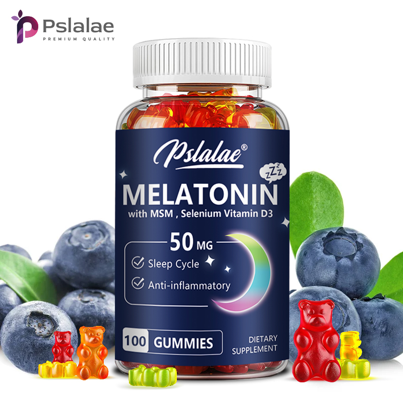 Melatonin Sleep Gummy - Melatonin Gummies 50 มก. - เครื่องช่วยการนอนหลับ