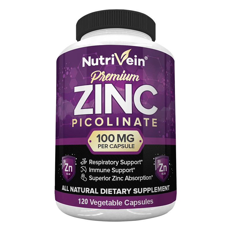 Nutrition Zinc - สังกะสี Picolinate พรีเมี่ยม 100 มก. -