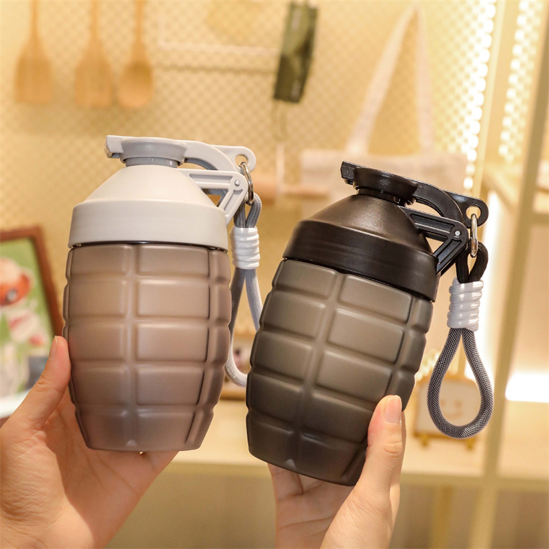 Nutrition Gym - ถ้วยปั่นกระบอกน้ำแฟชั่นสไตล์สปอร์ตสำหรับฟิตเนสขนาด600มล. ถ้วยผสมมิลค์เชคโปรตีนสารอาหารความจุสูง