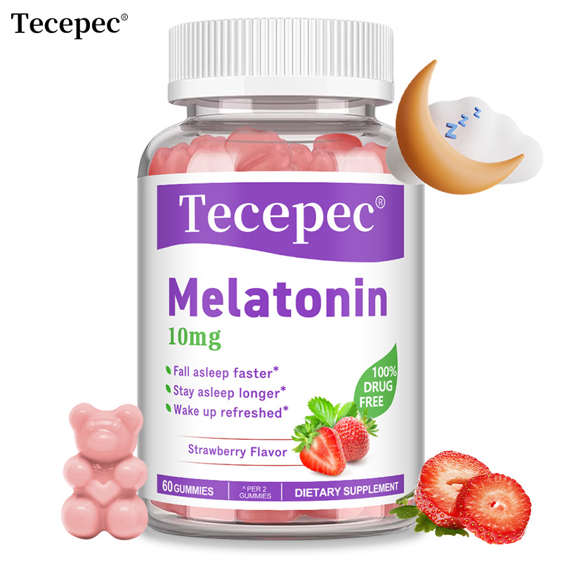 Melatonin Sleep Gummy - Melatonin Gummies 10 Mg ปรับปรุงคุณภาพการนอนหลับและรองรับการนอนหลับลึก