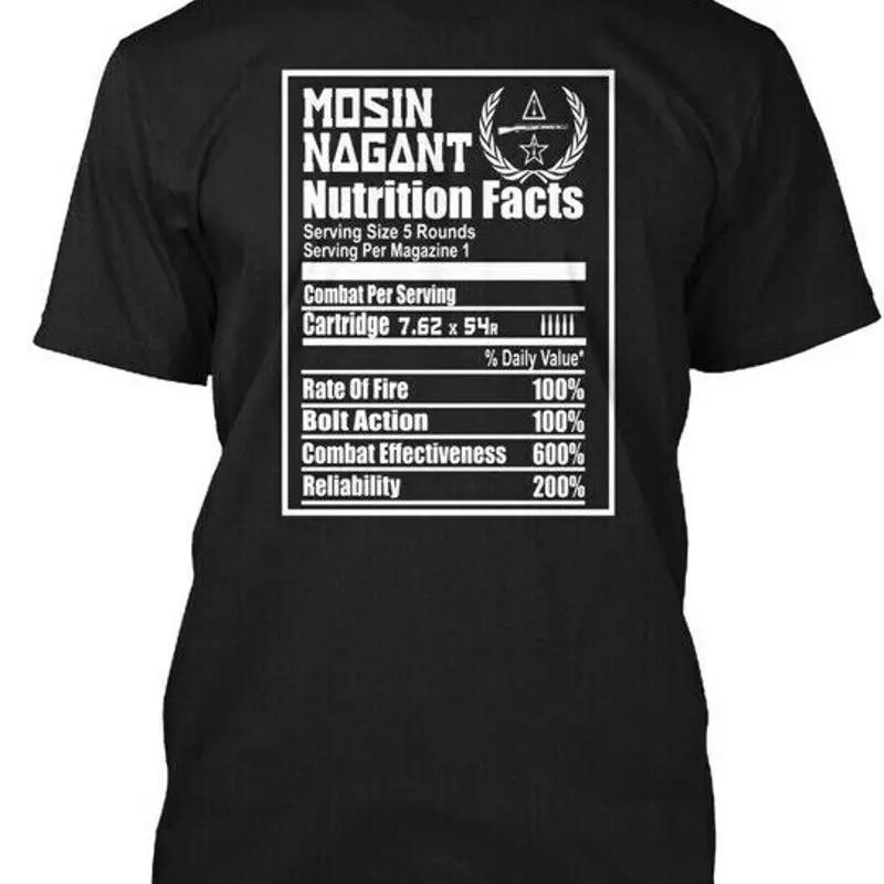 Nutrition & Fitness Class - ข้อมูลโภชนาการของ Mosin Nagant สำหรับ 5 ทีเชิ้ต