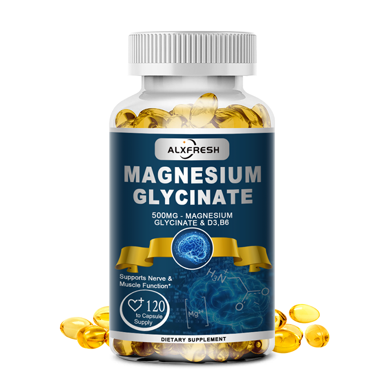 Nutrition Zinc - แมกนีเซียมไกลซิเนตแคปซูล 500 มก. ผสมซิงค์ วิตามินดี3 บี6
