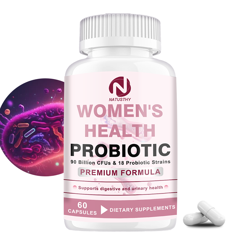 Probiotic 60 Billion - โปรไบโอติก 12 สายพันธุ์และพรีไบโอติกที่ออกแบบมาโดยเฉพาะสำหรับผู้หญิง - ช่วยเสริมสร้างสุขภาพทางเดินอาหาร ภูมิคุ้มกัน