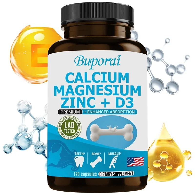 Nutrition Zinc - แคลเซียม แมกนีเซียม สังกะสี วิตามินดี3 อาหารเสริม -