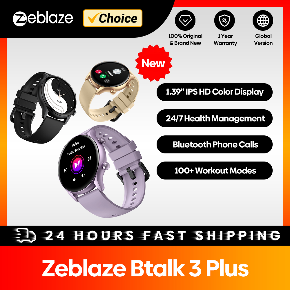 Nutrition Gym - ใหม่ Zeblaze Btalk 3 Plus โทรด้วยเสียงสมาร์ทวอท์ช