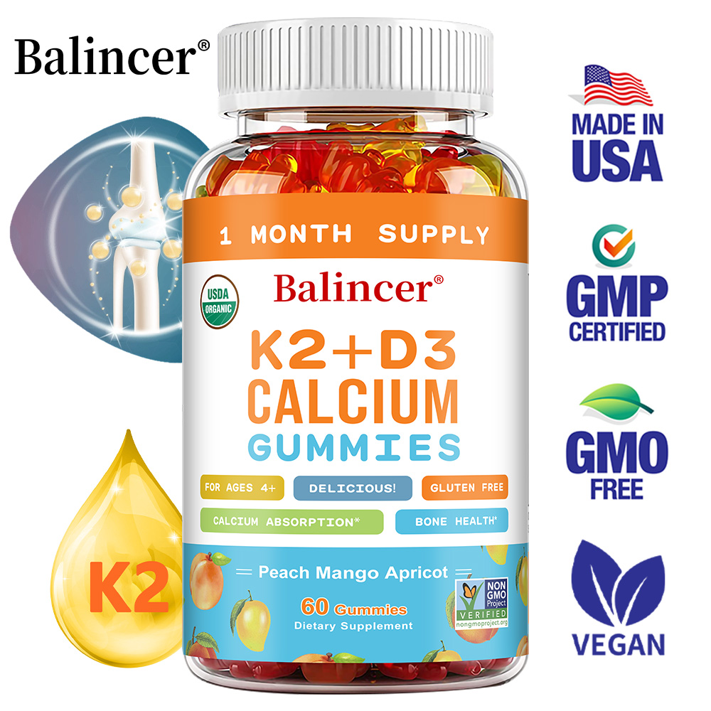 Multivitamin Gummy Adult - กัมมี่ 3-in-1 ที่มีวิตามินดี เคทู และแคลเซียมเสริม เพื่อสุขภาพกระดูกและหัวใจ