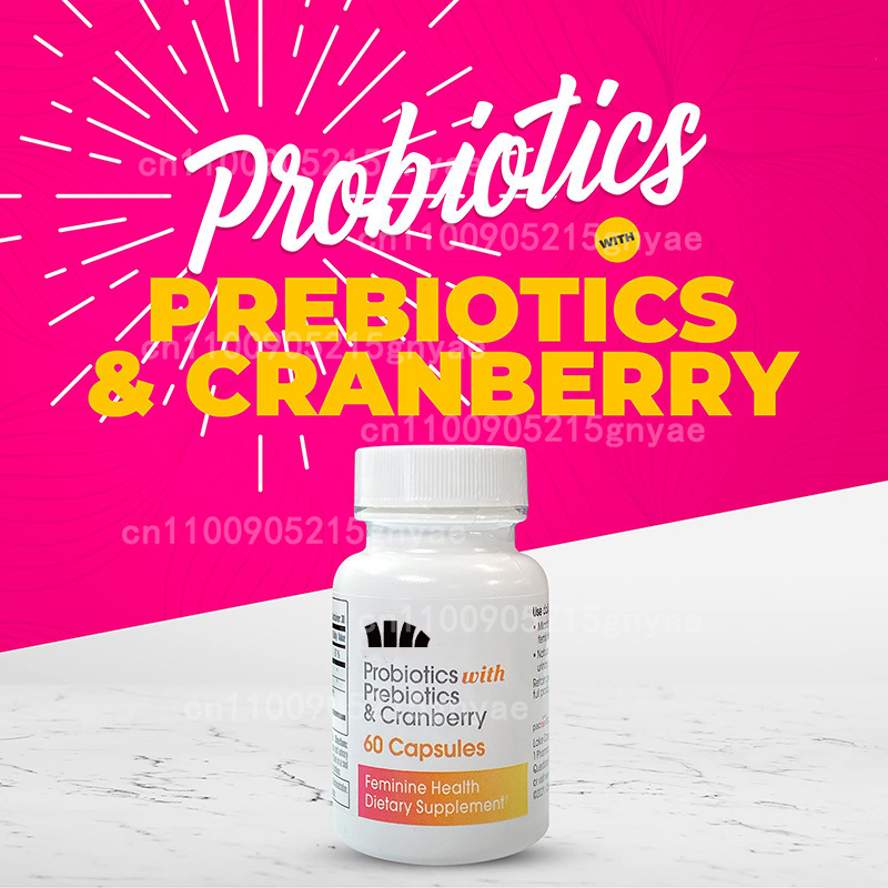 Probiotic 60 Billion - ยาเสพติดโปรไบโอติกและพรีไบโอติก 60 พันล้านยูนิตต่อวัน -10 สายพันธุ์ -