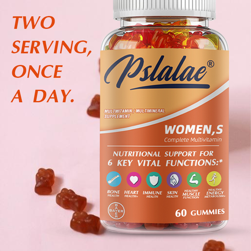 Multivitamin Gummy Adult - วิตามินรวมชนิดกัมมี่สำหรับผู้หญิง - พลังงาน, ความรู้สึกทางอารมณ์, การดูแลเส้นผม, การดูแลผิว,