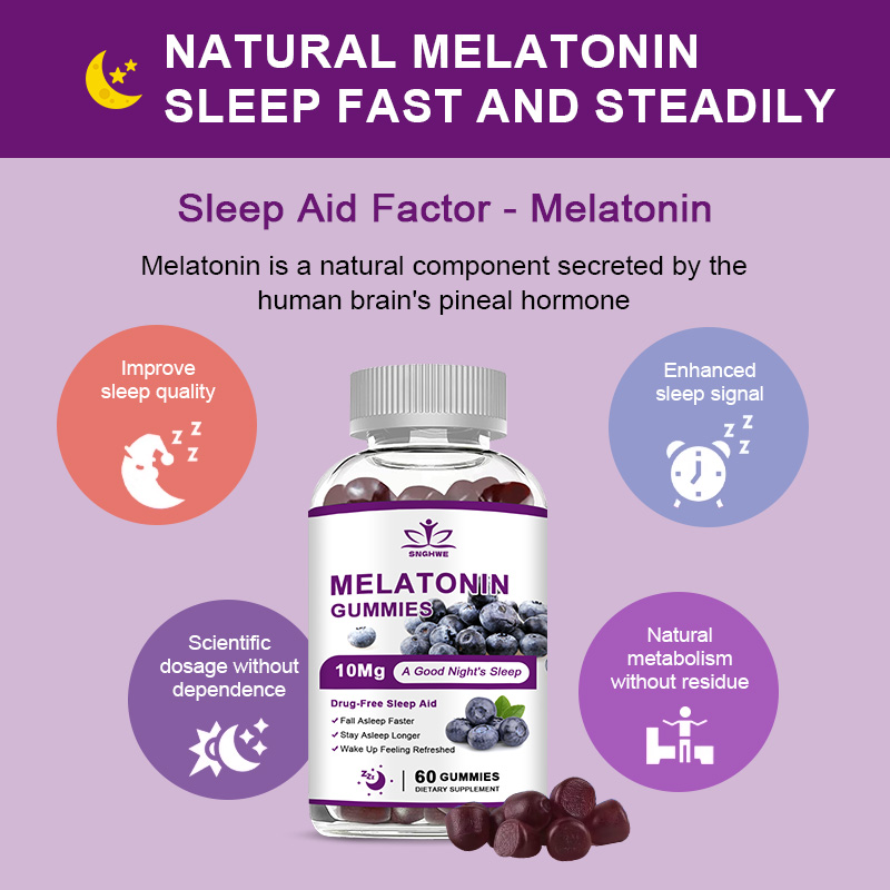 เมลาโทนินแบบกัมมี่ 10 มก. ช่วย - Melatonin Sleep Gummy บทวิจารณ์และราคา