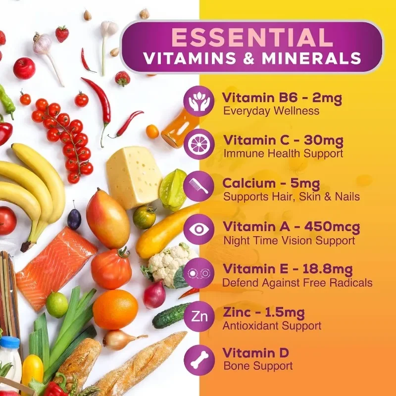 วิตามินรวมแบบกัมมี่ - วิตามิน, - Multivitamin Gummy Adult บทวิจารณ์และราคา