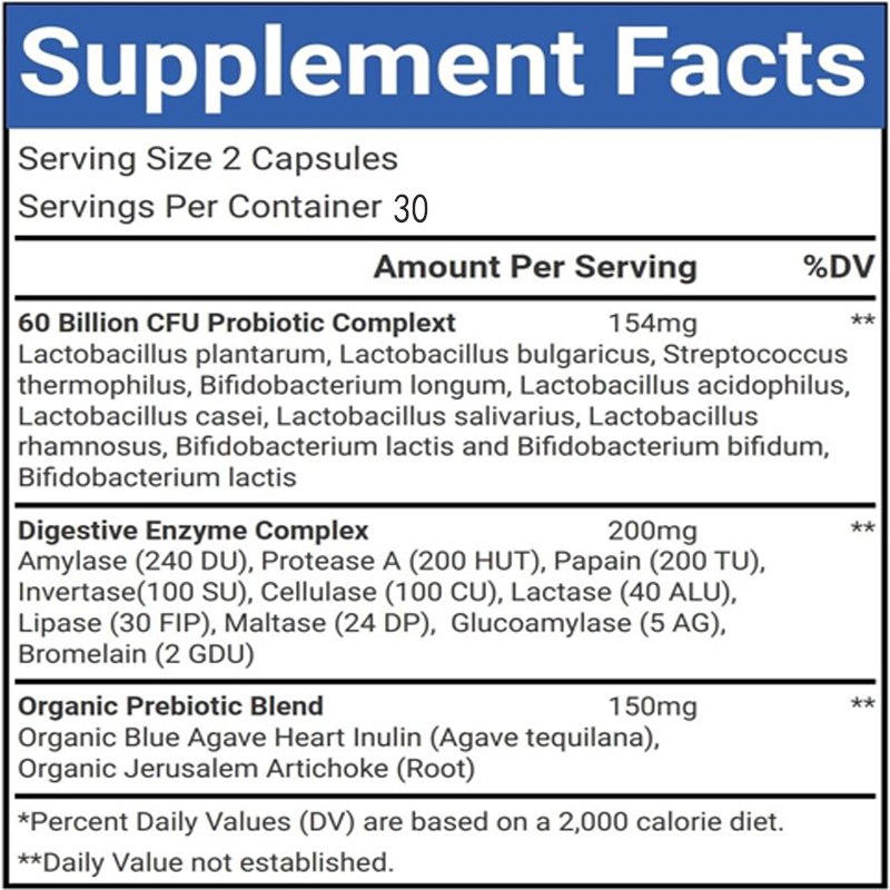 โปรไบโอติกส์ที่มีจุลินทรีย์ 60 - Probiotic 60 Billion บทวิจารณ์และราคา