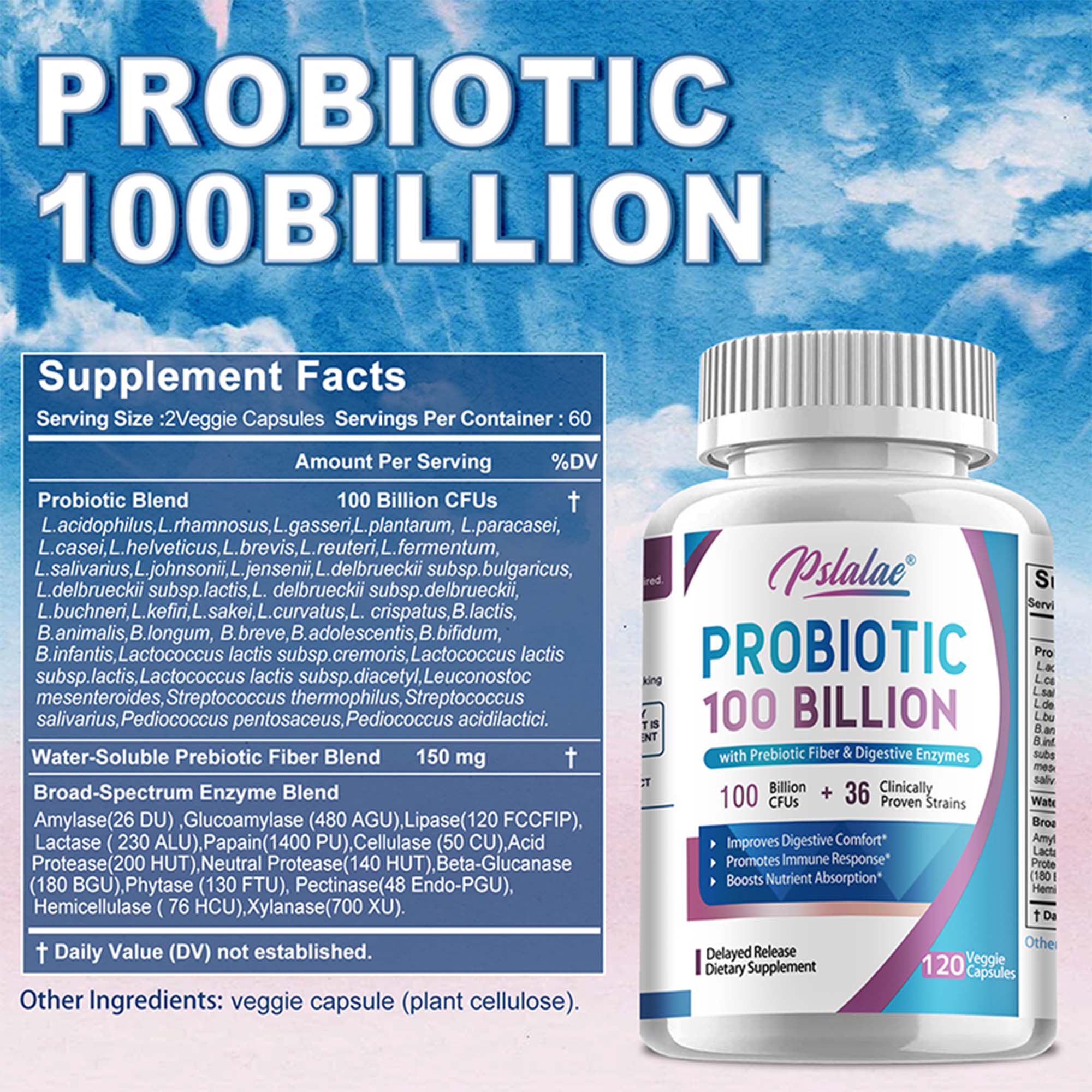 โปรไบโอติก 100 พันล้าน - ความช - Probiotic 60 Billion บทวิจารณ์และราคา