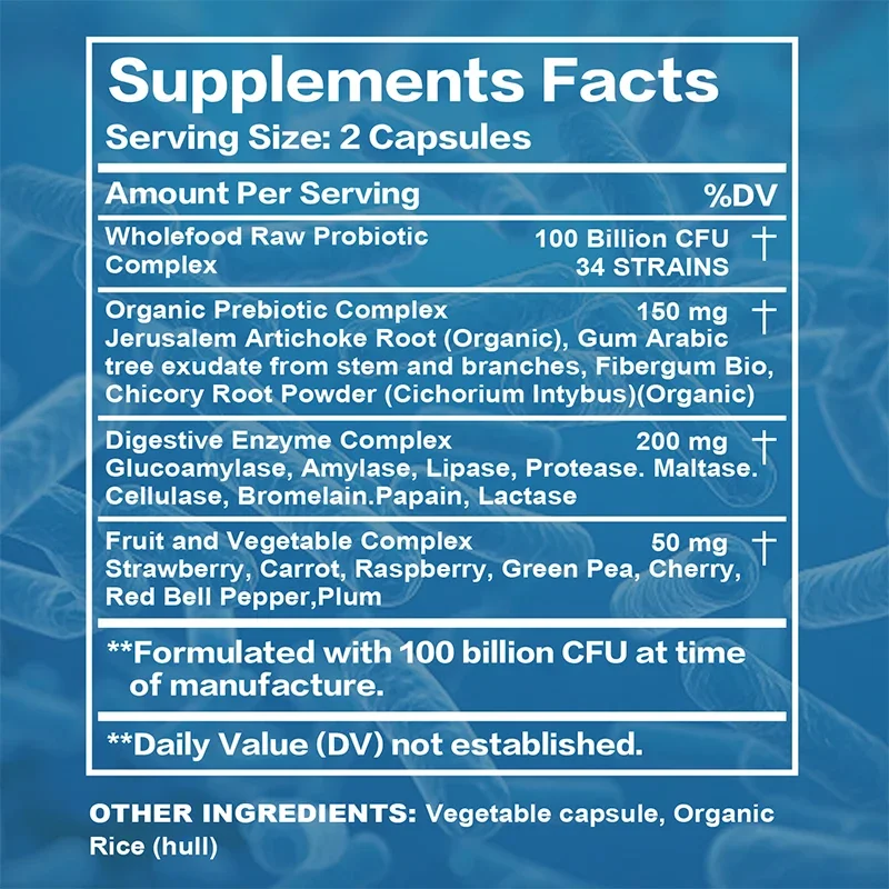 โปรไบโอติก 100 พันล้าน CFU - เ - Probiotic 60 Billion บทวิจารณ์และราคา