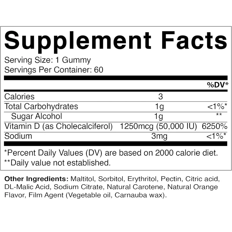 วิตามินน้ําตาลฟรี วิตามิน D3 5 - Multivitamin Gummy Adult บทวิจารณ์และราคา