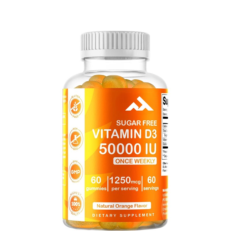 วิตามินน้ําตาลฟรี วิตามิน D3 5 - Multivitamin Gummy Adult บทวิจารณ์และราคา