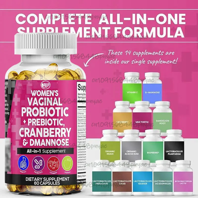 โปรไบโอติกหญิง 60 แคปซูล + พรี - Probiotic 60 Billion บทวิจารณ์และราคา
