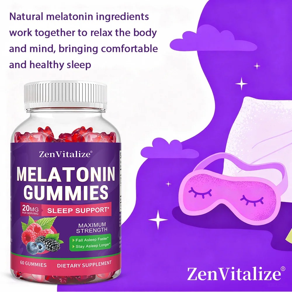 เมลาโทนินแบบกัมมี่สำหรับผู้ใหญ - Melatonin Sleep Gummy บทวิจารณ์และราคา