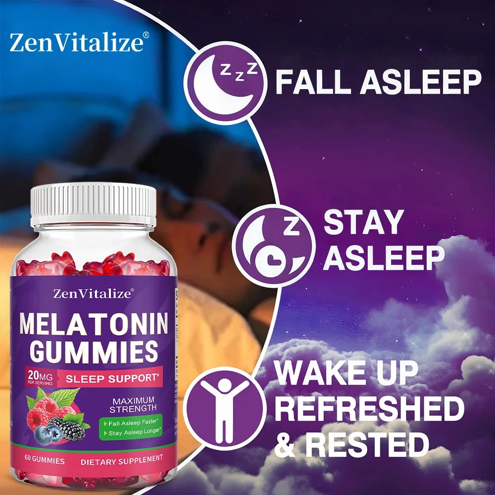เมลาโทนินแบบกัมมี่สำหรับผู้ใหญ - Melatonin Sleep Gummy บทวิจารณ์และราคา