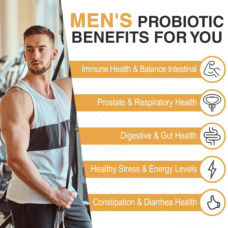 โปรไบโอติกส์สำหรับผู้ชาย CFU 5 - Probiotic 60 Billion บทวิจารณ์และราคา