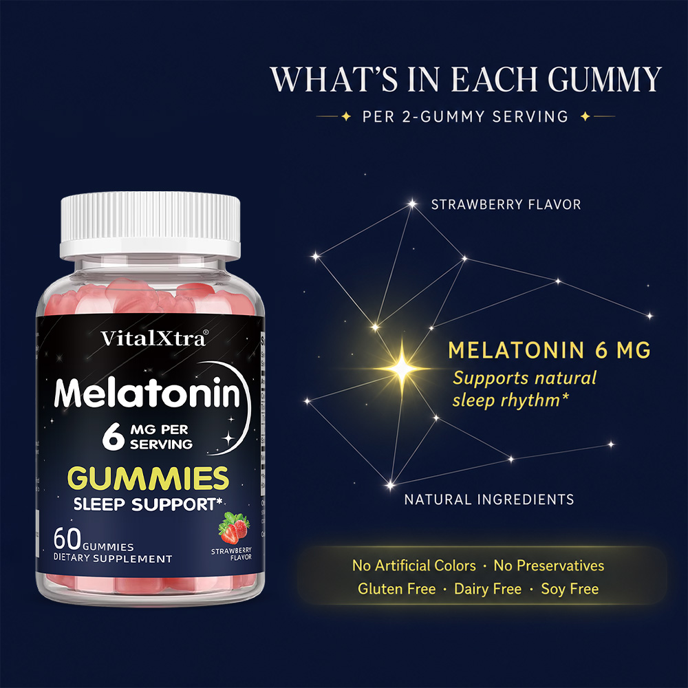 เมลาโทนินกัมมี่ 6 มก., ช่วยให้ - Melatonin Sleep Gummy บทวิจารณ์และราคา
