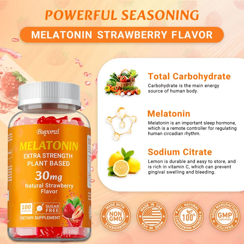 เมลาโทลิน 30 มก. - บรรเทาความว - Melatonin Sleep Gummy บทวิจารณ์และราคา
