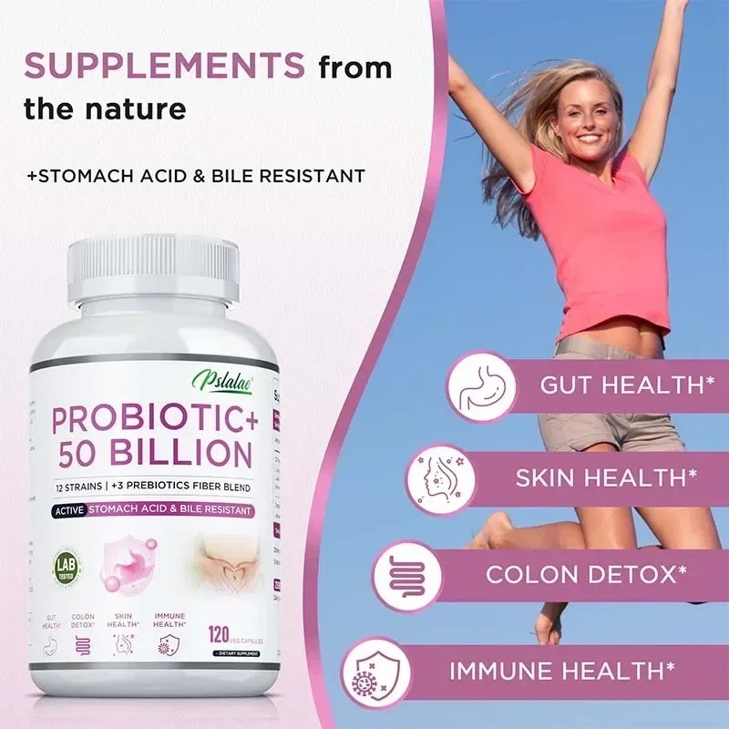 โพรไบโอติกส์ 50 พันล้าน - ช่วย - Probiotic 60 Billion บทวิจารณ์และราคา