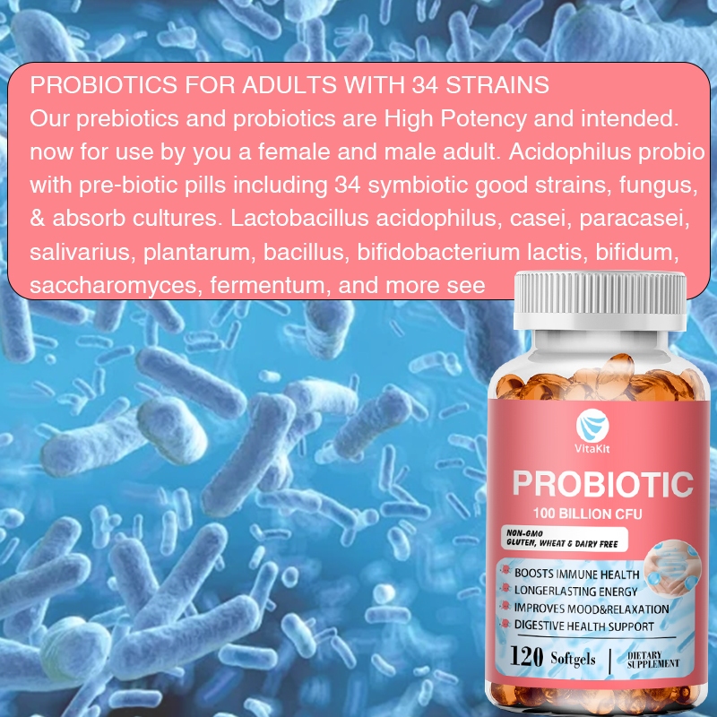 โปรไบโอติกส์แบบแคปซูล อาหารเสร - Probiotic 60 Billion บทวิจารณ์และราคา