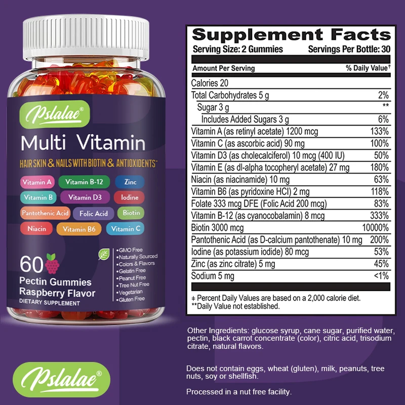 วิตามินรวม Gummies - เพิ่มระดั - Multivitamin Gummy Adult บทวิจารณ์และราคา