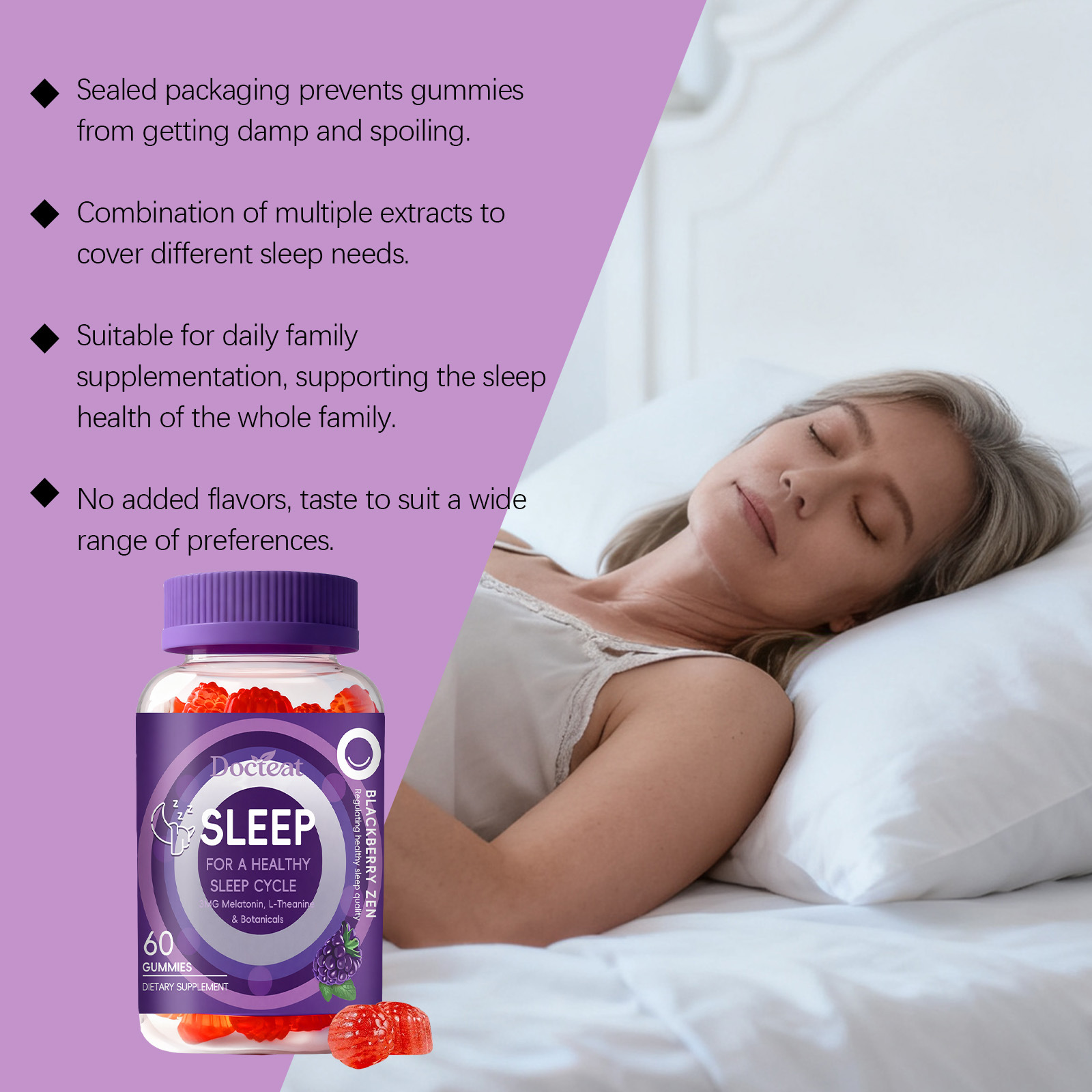 กัมมี่สำหรับการนอนหลับผสมเมลาโ - Melatonin Sleep Gummy บทวิจารณ์และราคา