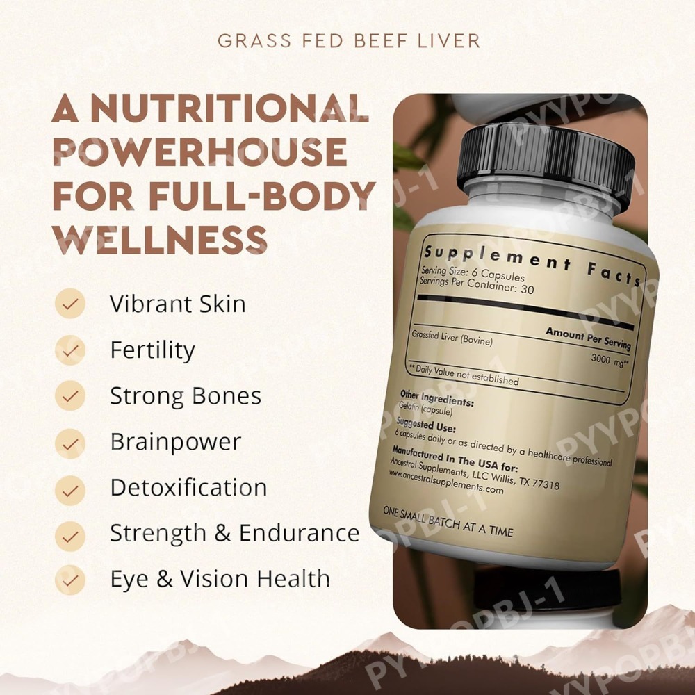 แคปซูลตับวัวเลี้ยงด้วยหญ้า 500 - Nutrition Zinc บทวิจารณ์และราคา