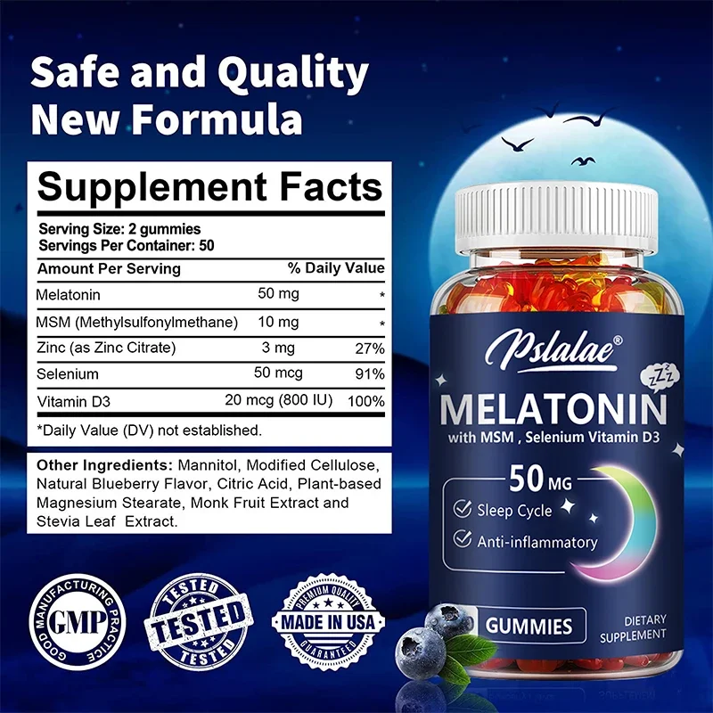 Melatonin Gummies 50 มก. - รอง - Melatonin Sleep Gummy บทวิจารณ์และราคา